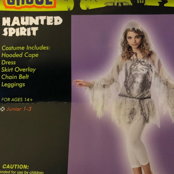 Haunted Spirit Teen Junior Halloween costume Teen - Picture 3 of 7